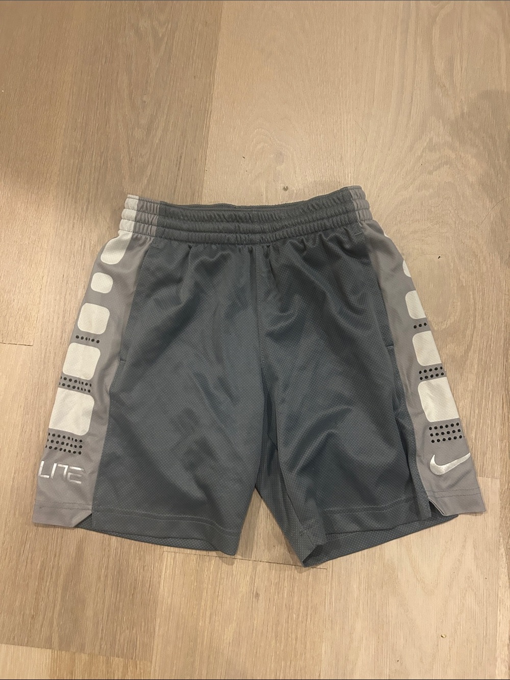 Nike ACG Gray and Light Gray Kids' Athletic Shorts